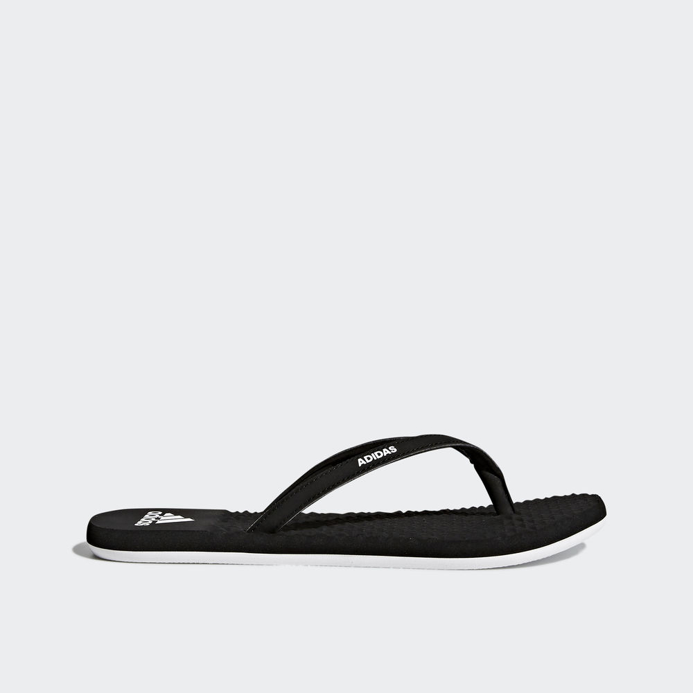 Adidas Eezay Soft Thong - σαγιοναρες γυναικεια - Μαυρα/Ασπρα,Μέγεθος: EU 36 – 54 2/3 (729HLMNO)